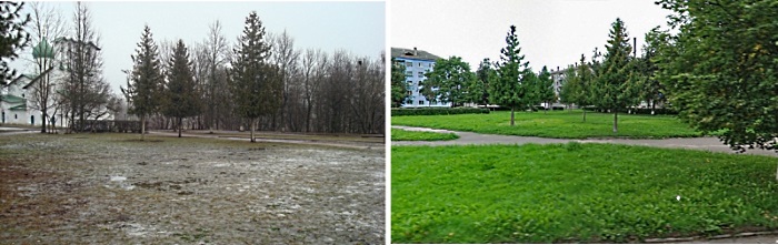 Трапезная церковь Евфимия на Снетогорском подворье (еуфим...). XVI в. в г. Пскове